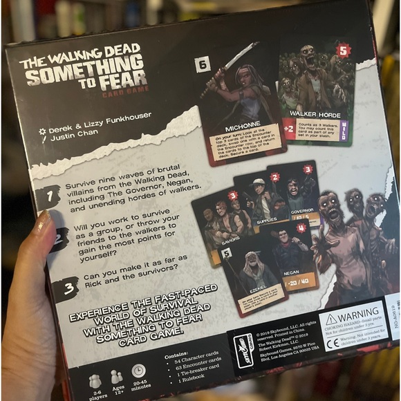 The Walking Dead Something to Fear Strategy Card Game NIB - Picture 8 of 8